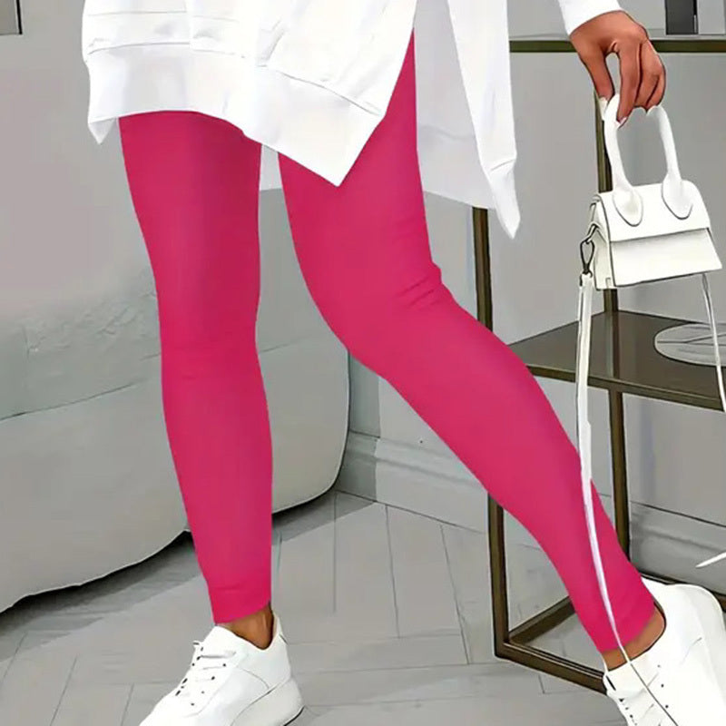 Women's 2-Piece Letter Print Hooded Sweatshirt & Legging Set - Image 4