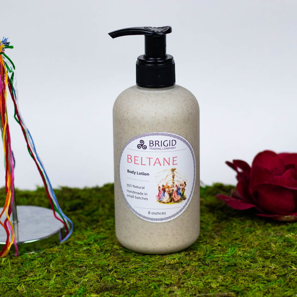 Beltane Natural Body Lotion - Rose, Jasmine, Clary Sage, and Frankincense