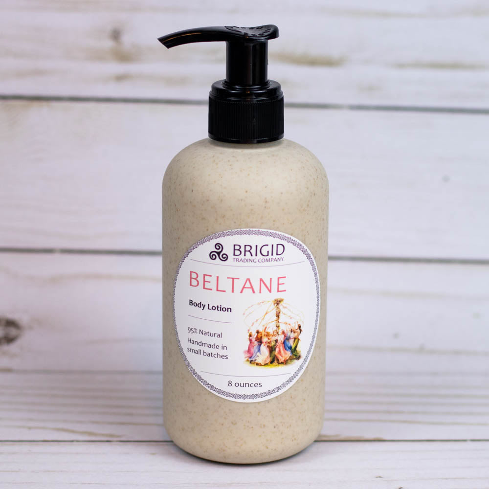 Beltane Natural Body Lotion - Rose, Jasmine, Clary Sage, and Frankincense