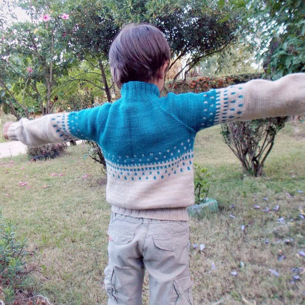 Benja's Jacket Child's Knit Sweater Pattern
