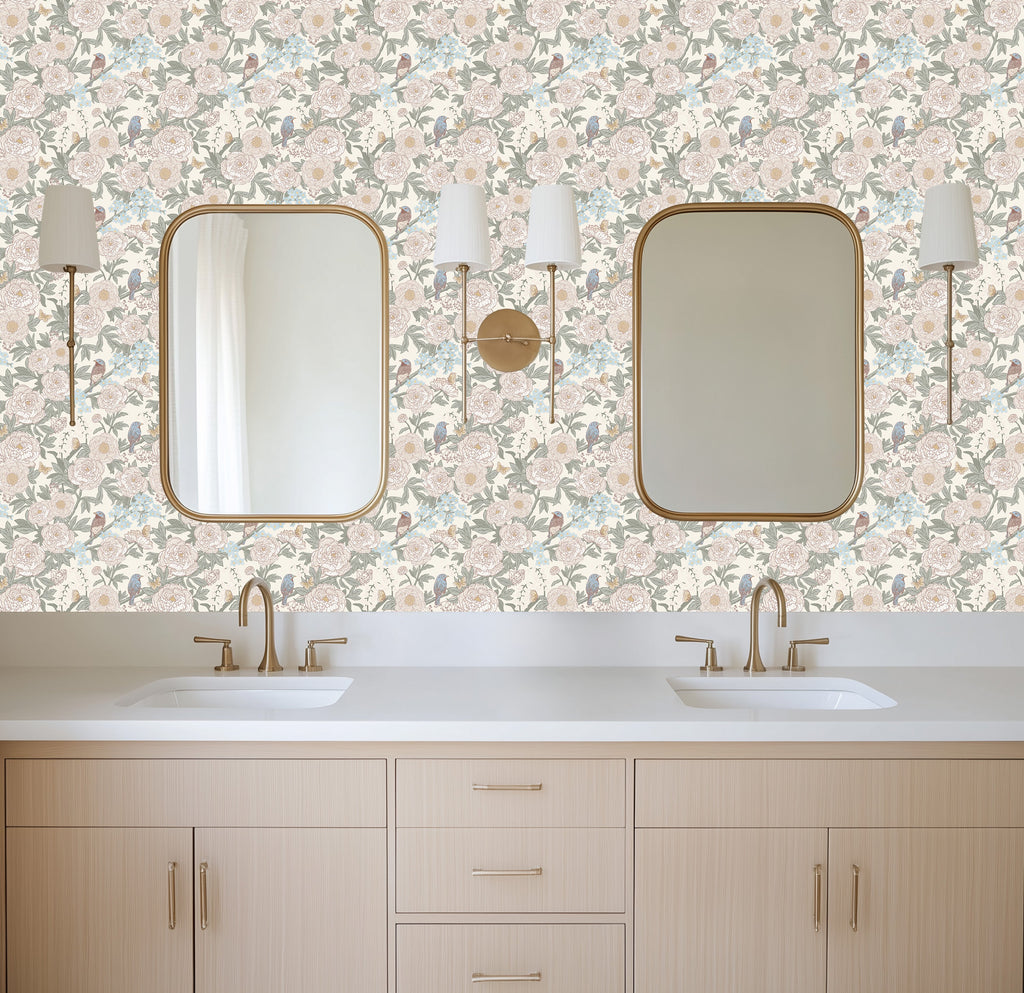 Bertie Wallpaper by Katie Lyn Designs