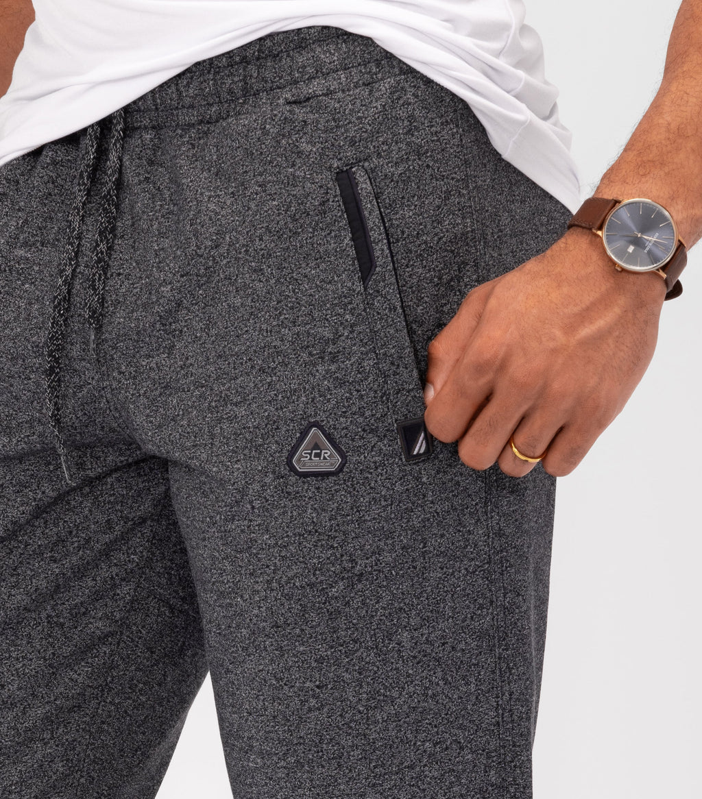 Navy Blue Athletic Tapered Jogger Pants for Tall Men - Image 20
