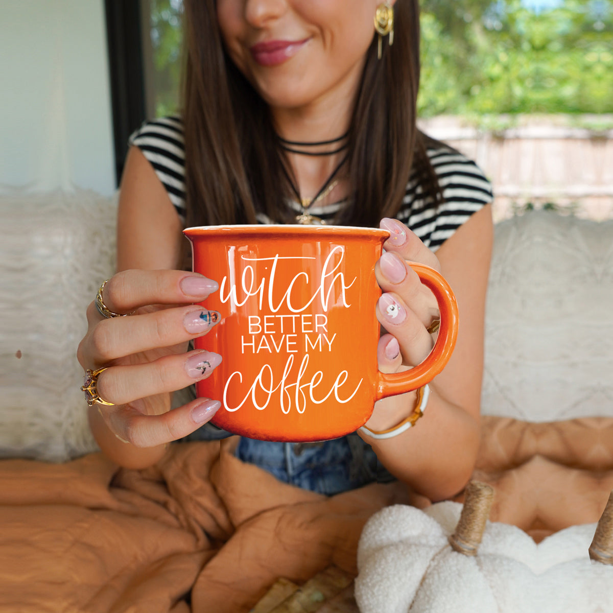 Witch Better Have My Coffee Orange Ceramic Mug 14.5oz - Image 30