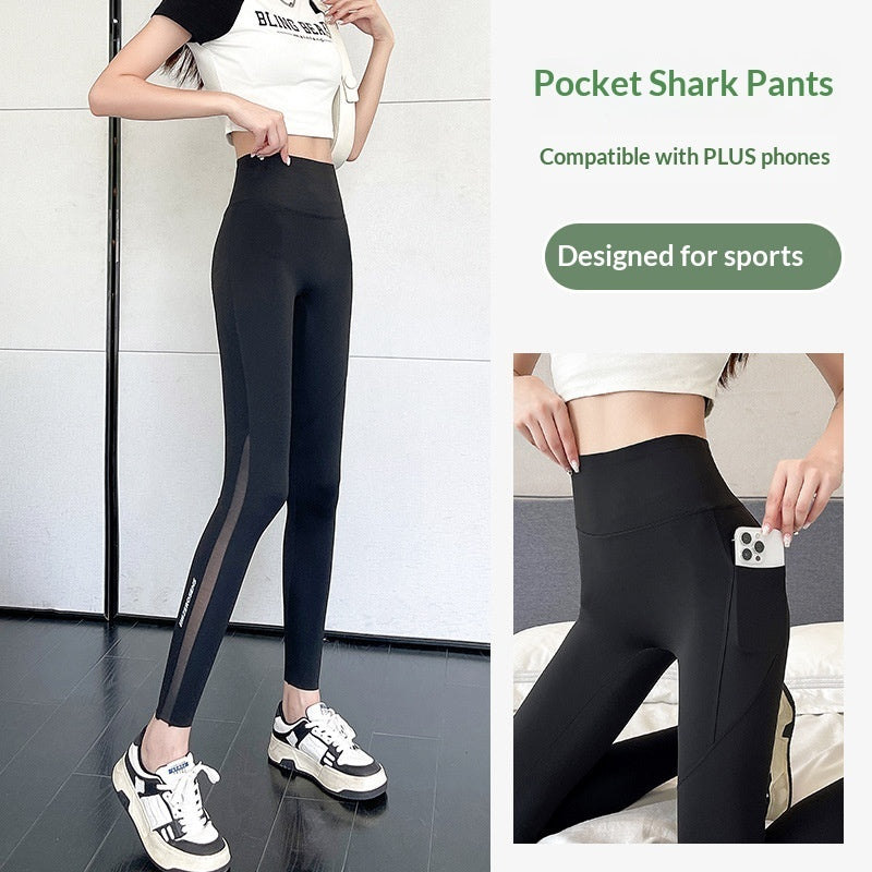 Tummy-Control Shapewear Leggings – High-Stretch Cropped Pants