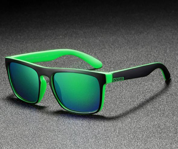 Square Mirror Polarized Sport Sunglasses UV400 Ultralight