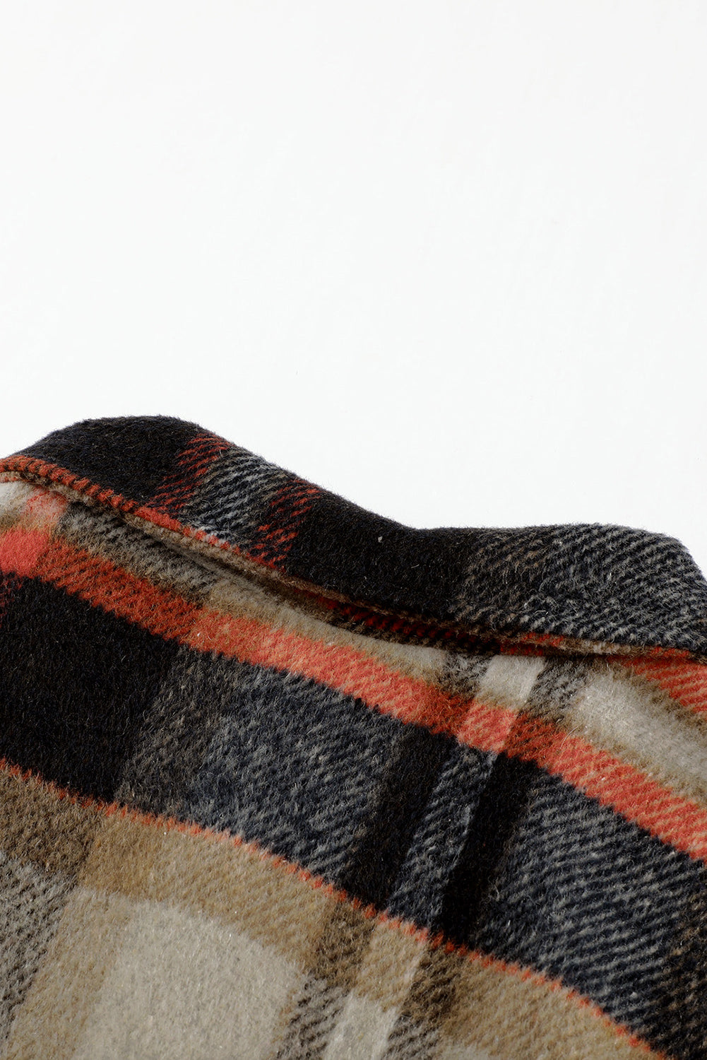 Brown Plaid Flannel Shacket | Button-Up Long Sleeve