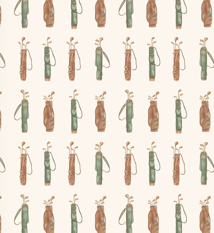 Woods Removable Wallpaper in Green and Brown