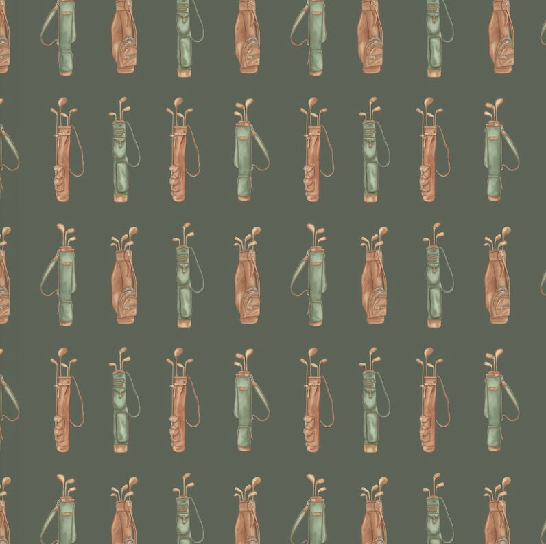 Woods Removable Wallpaper in Green and Brown