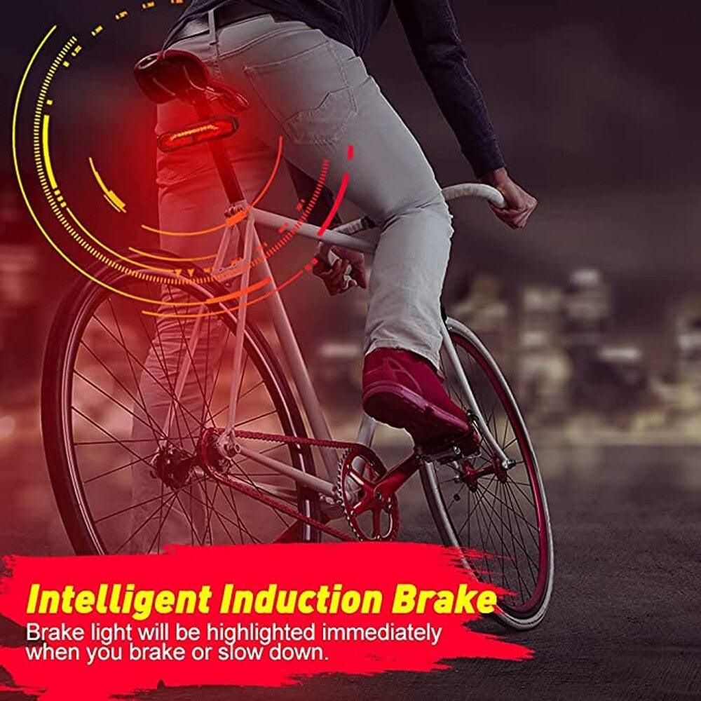 Anti-Theft Bike Alarm Taillight with Remote & Turn Signals