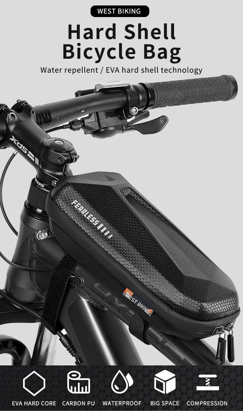 Adjustable Waterproof Bike Phone Bag - Touch Screen Top Tube
