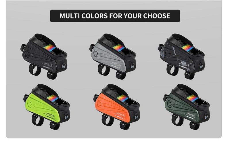 Adjustable Waterproof Bike Phone Bag - Touch Screen Top Tube
