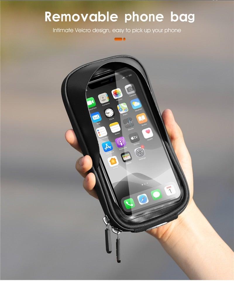 Adjustable Waterproof Bike Phone Bag - Touch Screen Top Tube