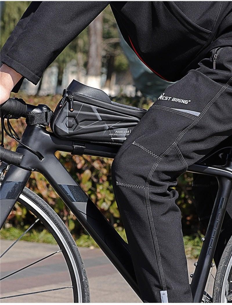 Adjustable Waterproof Bike Phone Bag - Touch Screen Top Tube