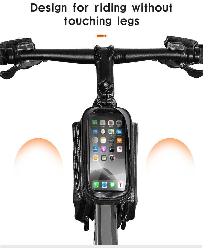 Adjustable Waterproof Bike Phone Bag - Touch Screen Top Tube