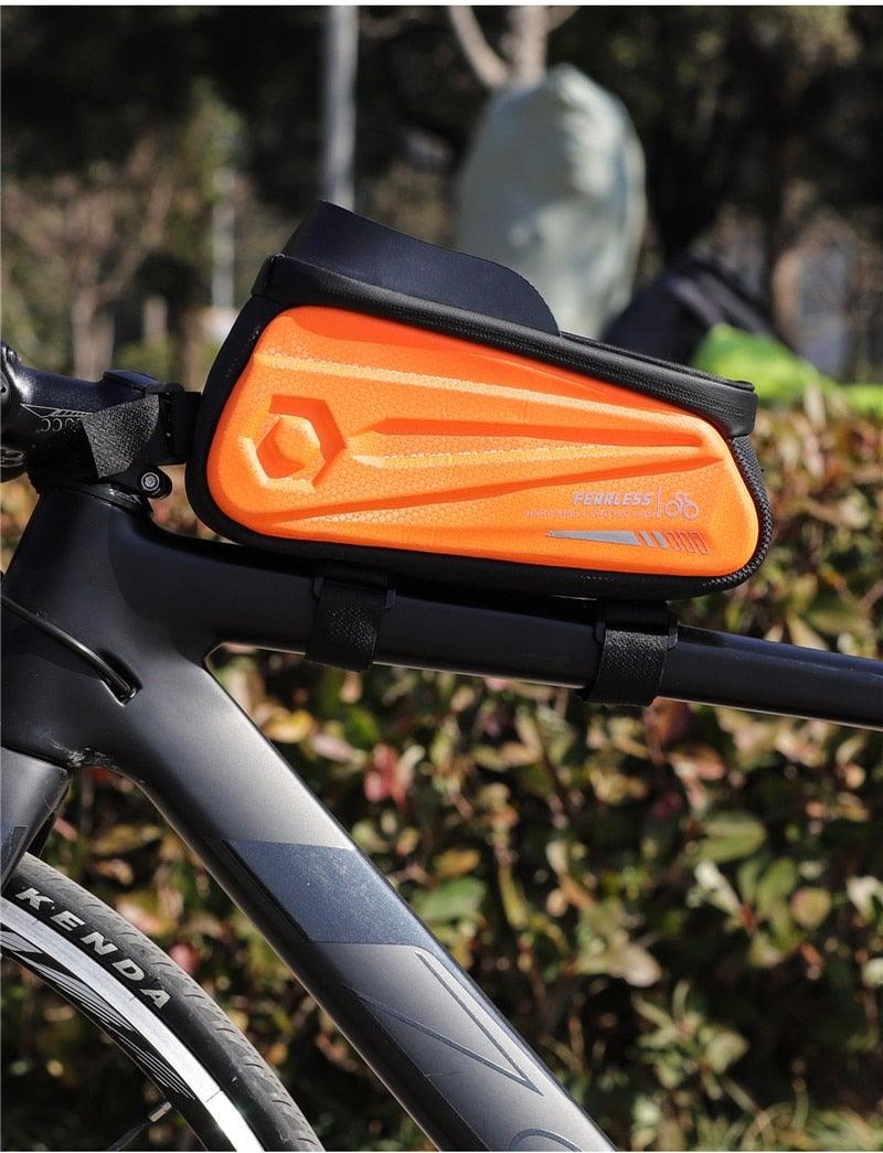 Adjustable Waterproof Bike Phone Bag - Touch Screen Top Tube