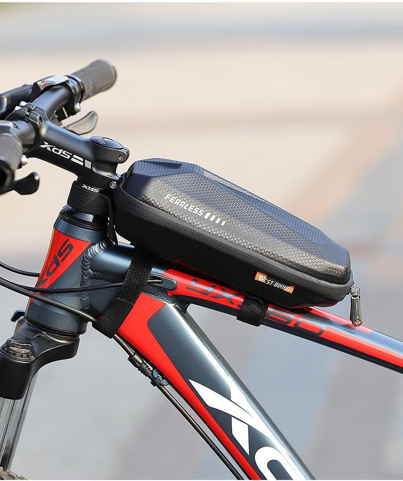 Adjustable Waterproof Bike Phone Bag - Touch Screen Top Tube