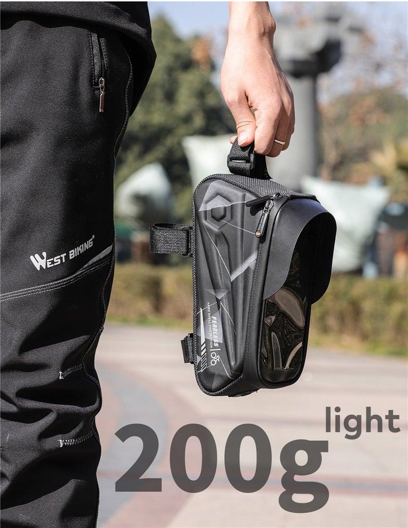 Adjustable Waterproof Bike Phone Bag - Touch Screen Top Tube