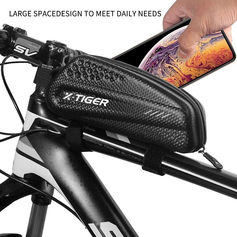 1.2L Waterproof Bike Seat Post Bag - Under-Seat Storage Pouch
