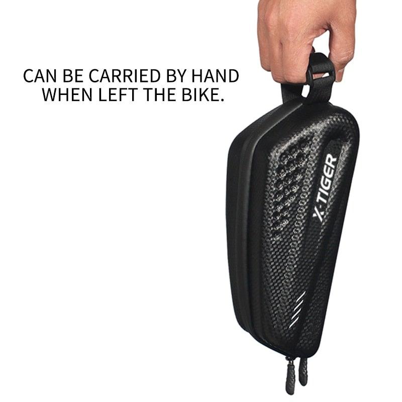 1.2L Waterproof Bike Seat Post Bag - Under-Seat Storage Pouch