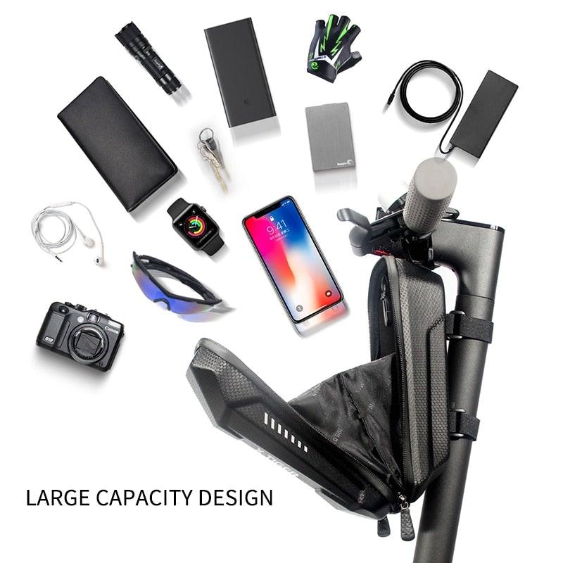 1.2L Waterproof Bike Seat Post Bag - Under-Seat Storage Pouch