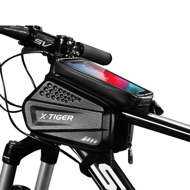 1.2L Waterproof Bike Seat Post Bag - Under-Seat Storage Pouch