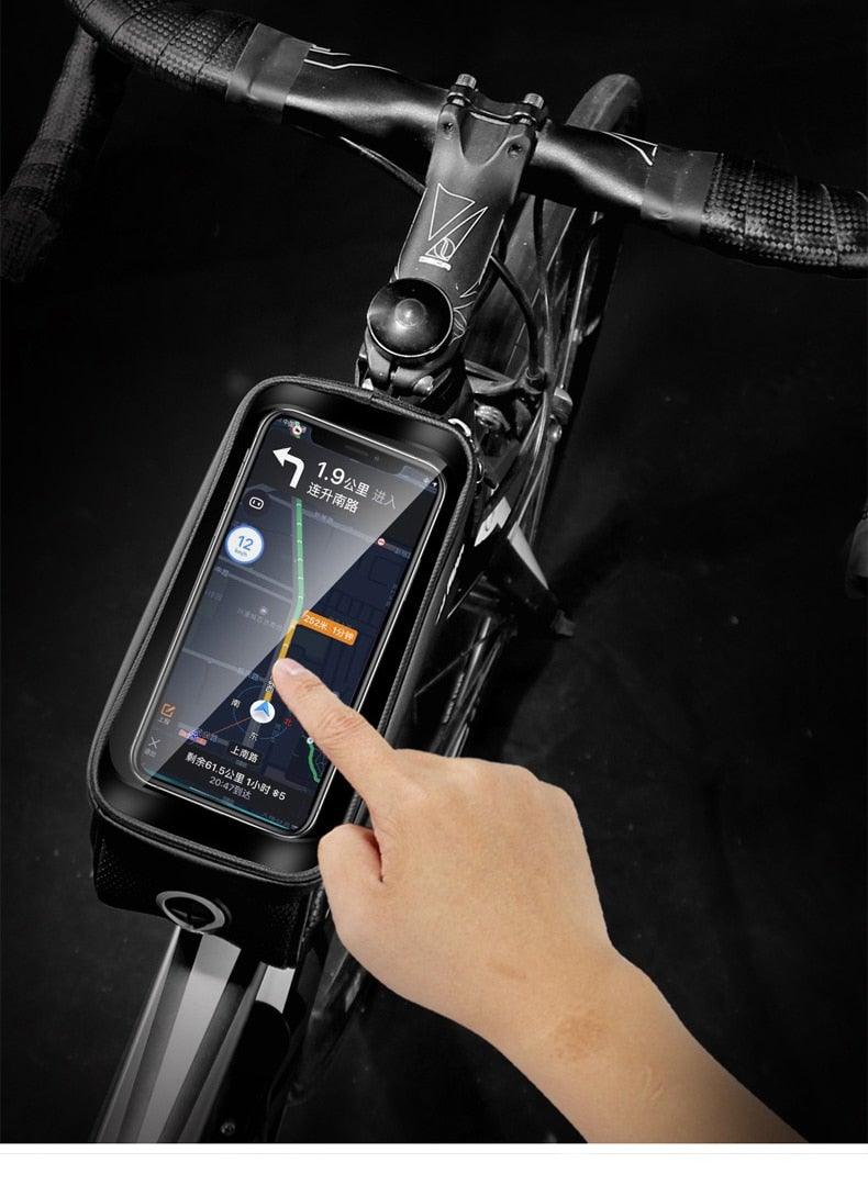 1.2L Waterproof Bike Seat Post Bag - Under-Seat Storage Pouch