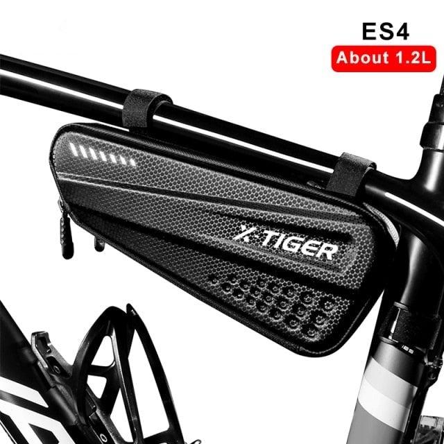 1.2L Waterproof Bike Seat Post Bag - Under-Seat Storage Pouch