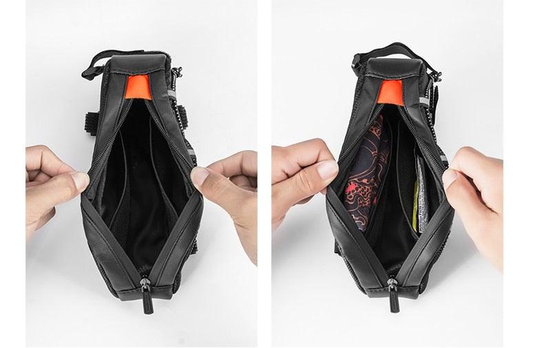 Reflective Ultralight Bike Top Tube Bag - 1.1L Capacity