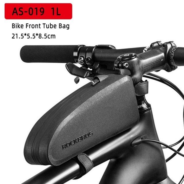 Reflective Ultralight Bike Top Tube Bag - 1.1L Capacity