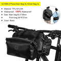 Waterproof Bike Handlebar Bag - Large Capacity 2-Piece Set