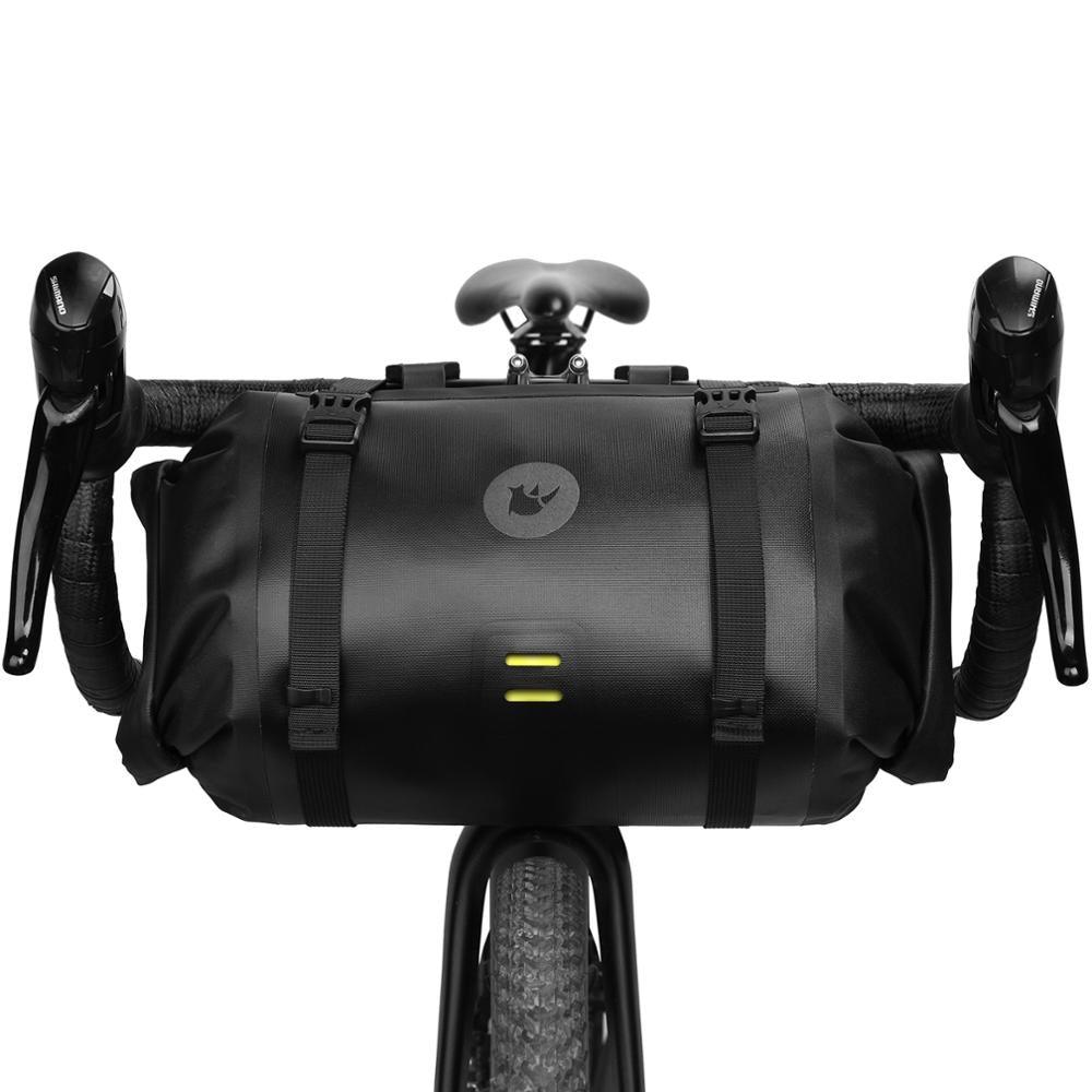 Waterproof Bike Handlebar Bag - Large Capacity 2-Piece Set