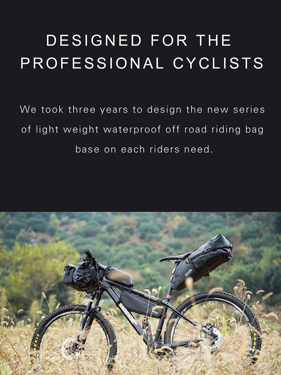 Waterproof Bike Handlebar Bag - Large Capacity 2-Piece Set