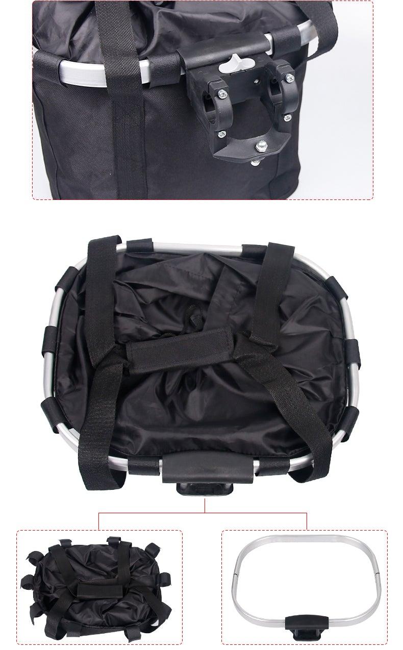 Detachable Front Handlebar Bicycle Basket and Pet Carrier