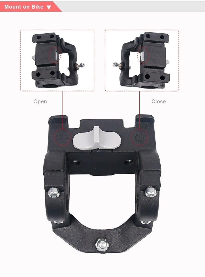 Detachable Front Handlebar Bicycle Basket and Pet Carrier