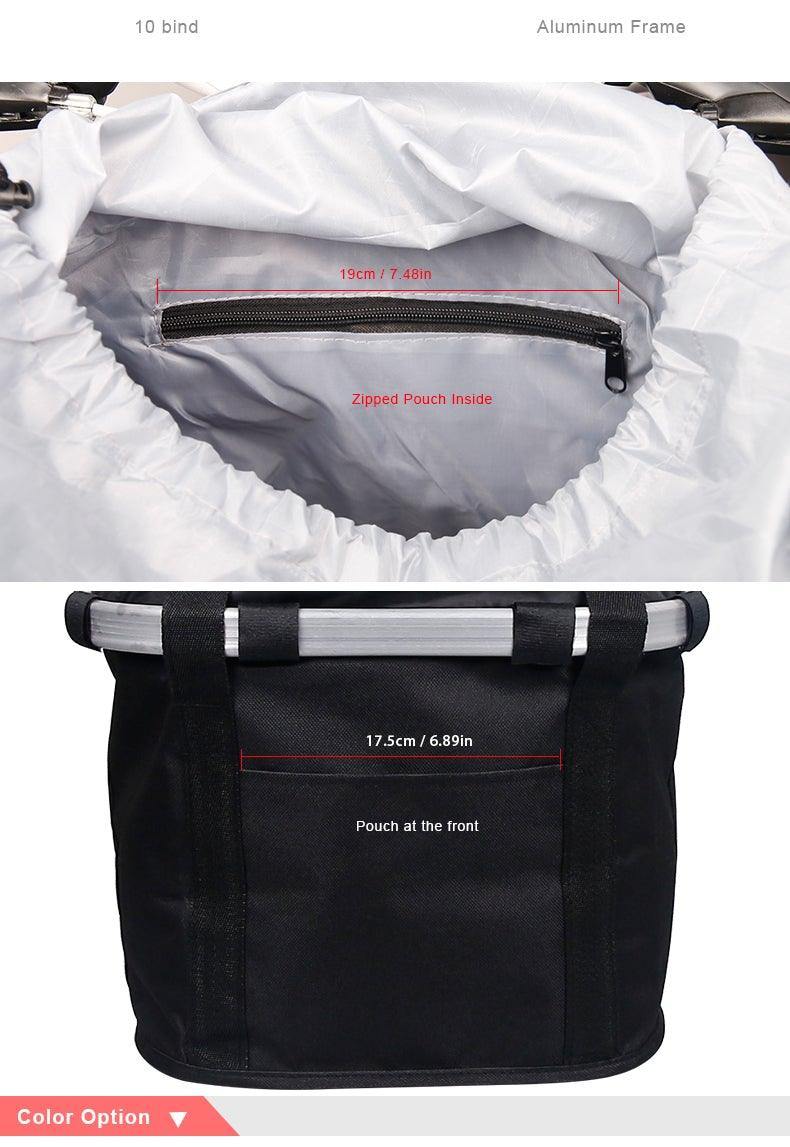 Detachable Front Handlebar Bicycle Basket and Pet Carrier