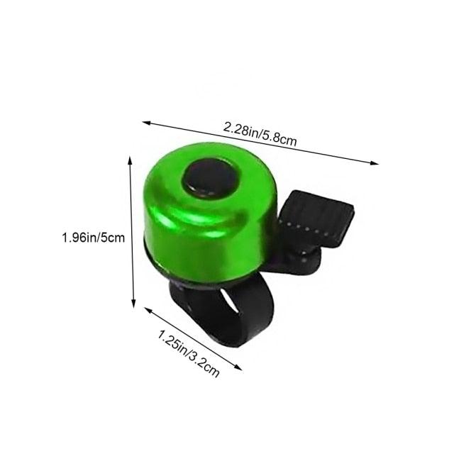 Set of 4 Classic Aluminum Bicycle Bells for Road and Mountain Bikes