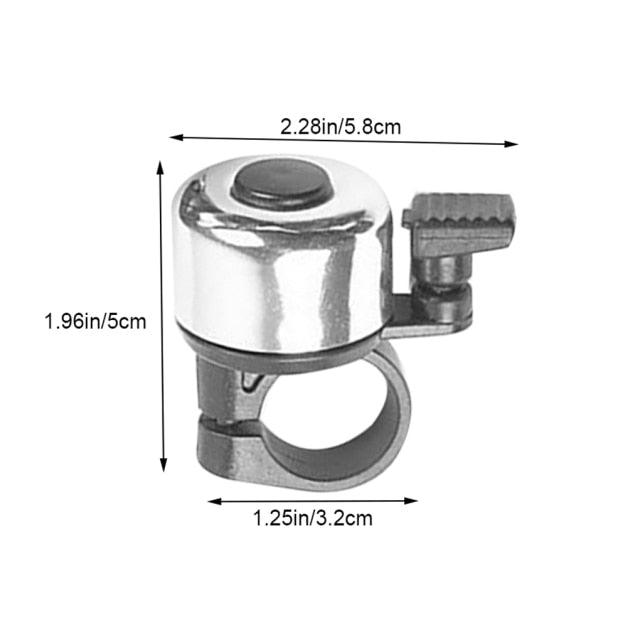 Set of 4 Classic Aluminum Bicycle Bells for Road and Mountain Bikes