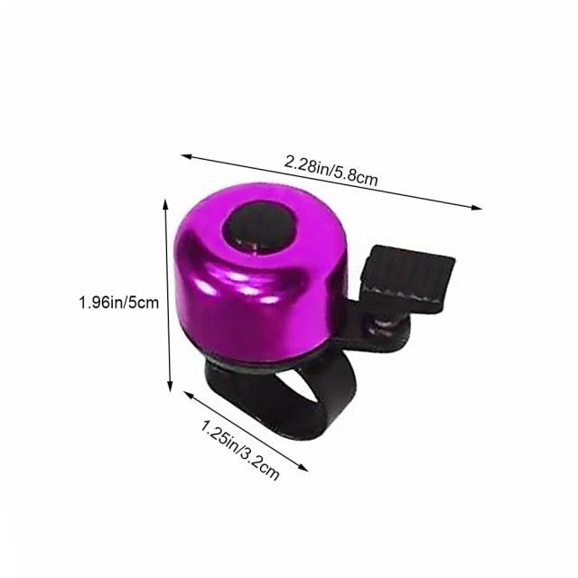 Set of 4 Classic Aluminum Bicycle Bells for Road and Mountain Bikes
