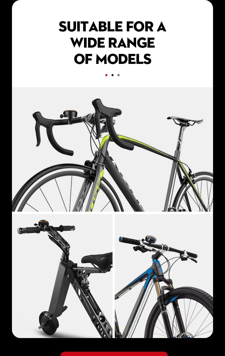 Classic Aluminum Alloy Bike Bell for Kids - Crisp Loud Ring