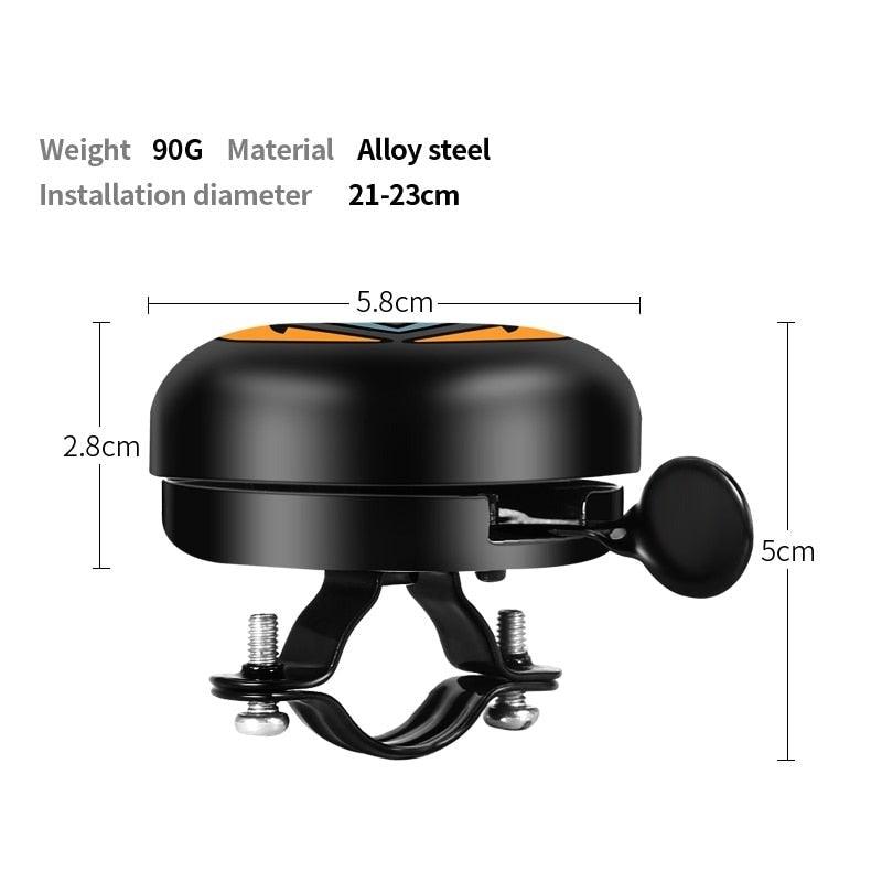 Classic Aluminum Alloy Bike Bell for Kids - Crisp Loud Ring