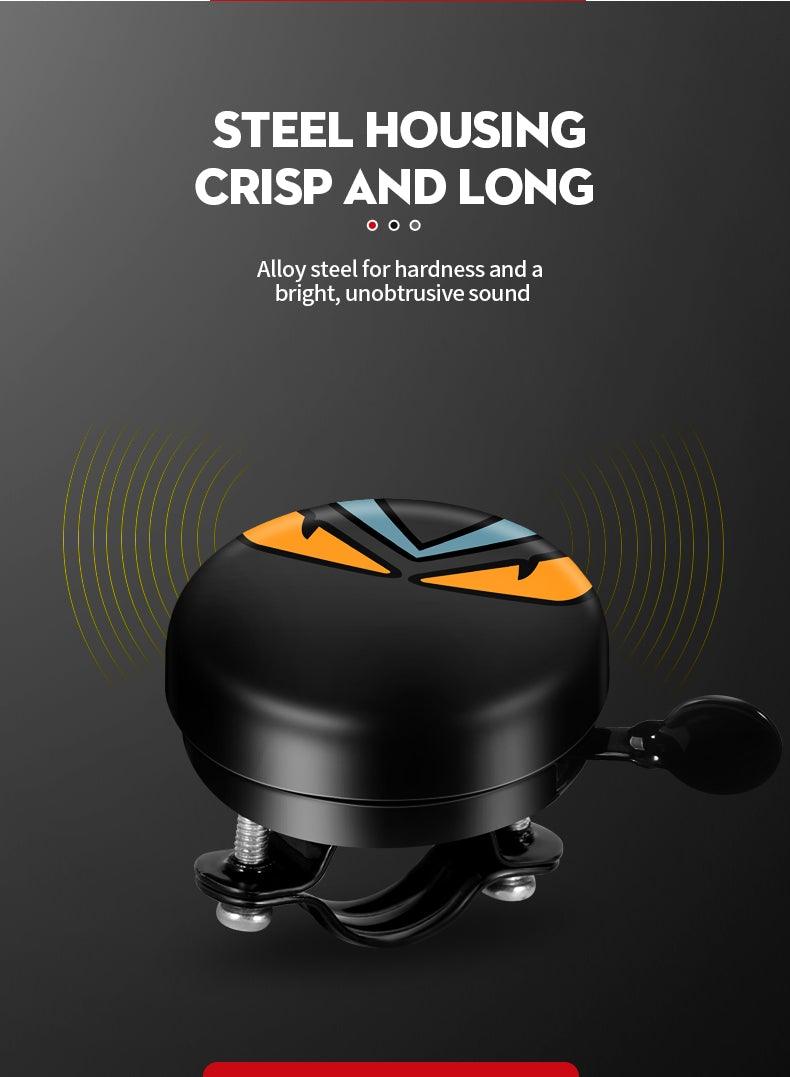 Classic Aluminum Alloy Bike Bell for Kids - Crisp Loud Ring