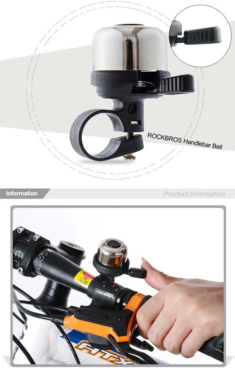 Classical All-Metal Bicycle Handlebar Bell for Road Bikes