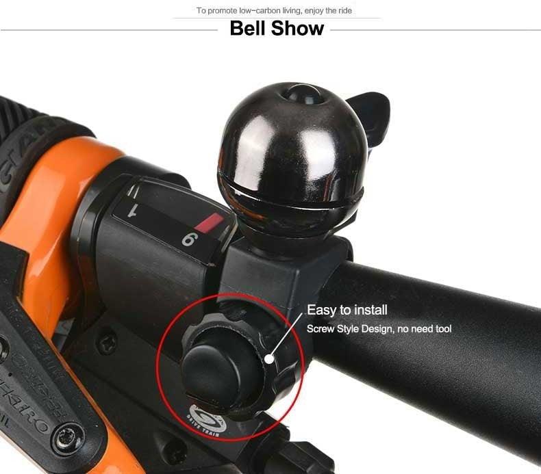 Classical All-Metal Bicycle Handlebar Bell for Road Bikes