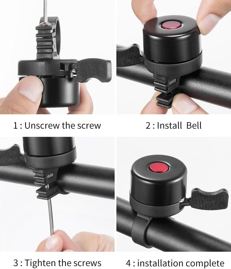 Classical All-Metal Bicycle Handlebar Bell for Road Bikes
