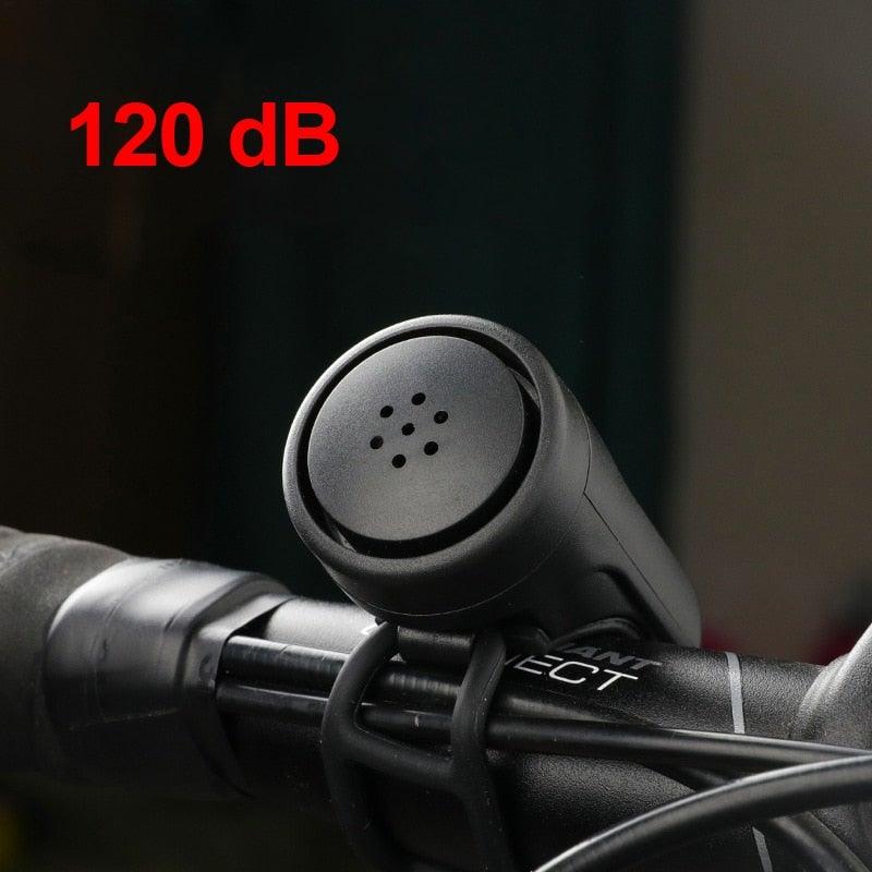 Electric Bicycle Horn USB Rechargeable Loud Alert Cycling Alarm