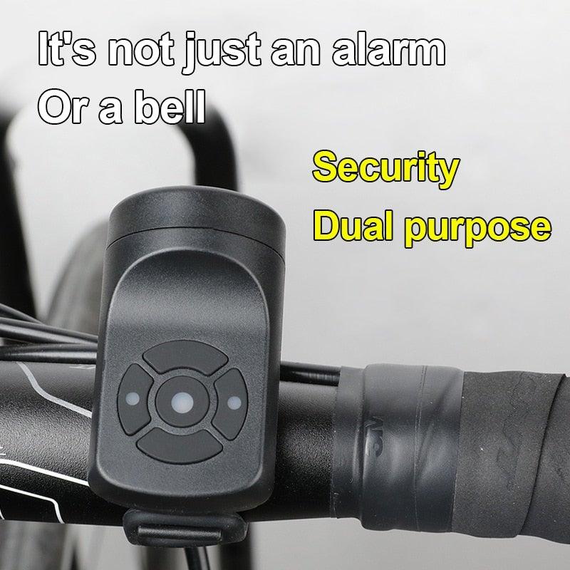 Electric Bicycle Horn USB Rechargeable Loud Alert Cycling Alarm