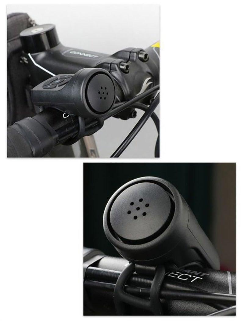 Electric Bicycle Horn USB Rechargeable Loud Alert Cycling Alarm