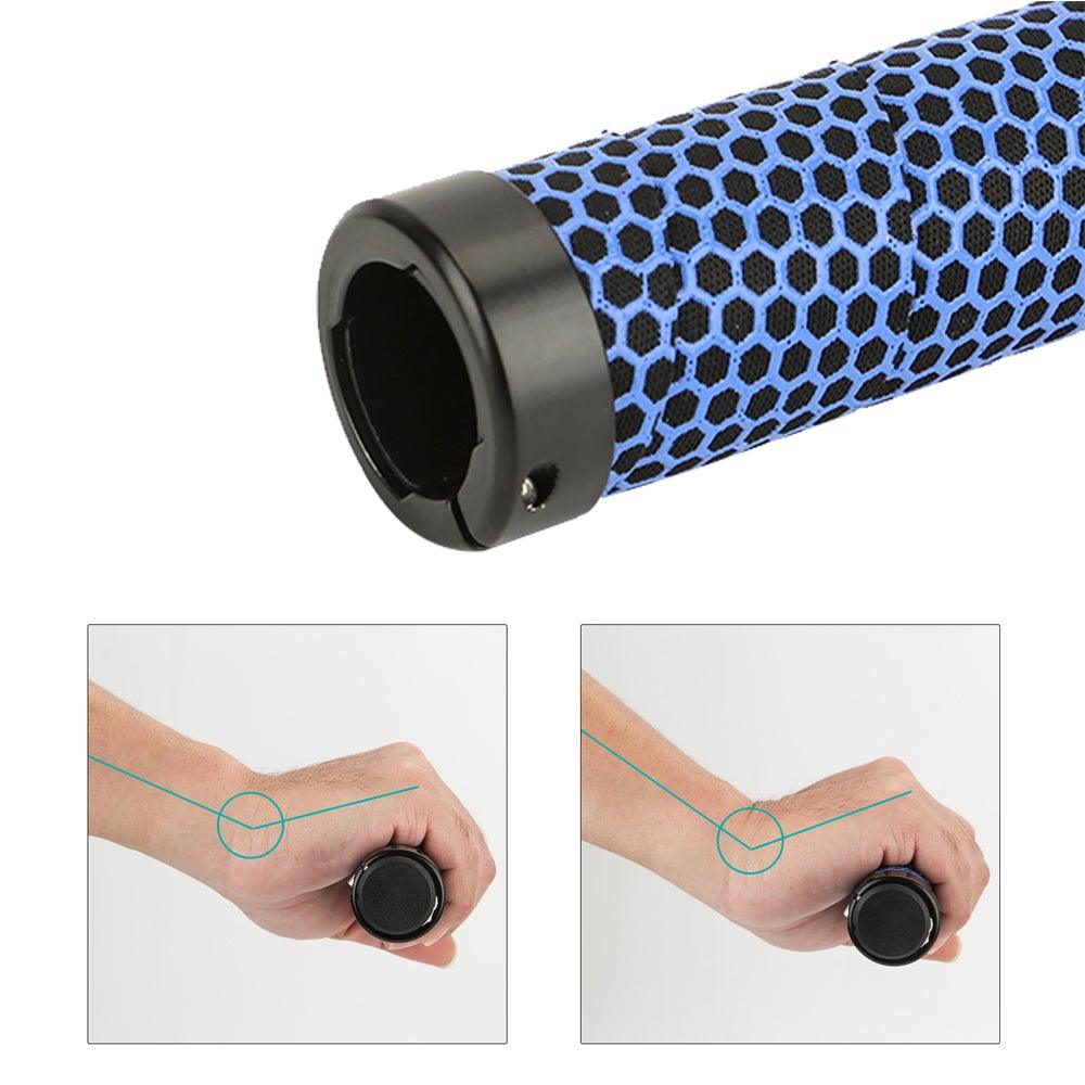 Anti-Skid Bicycle Handlebar Grips, Double Lock-On Comfort Grips