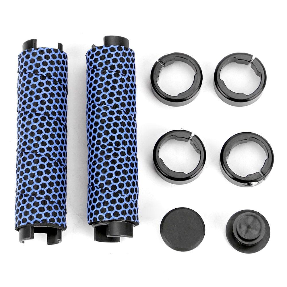 Anti-Skid Bicycle Handlebar Grips, Double Lock-On Comfort Grips