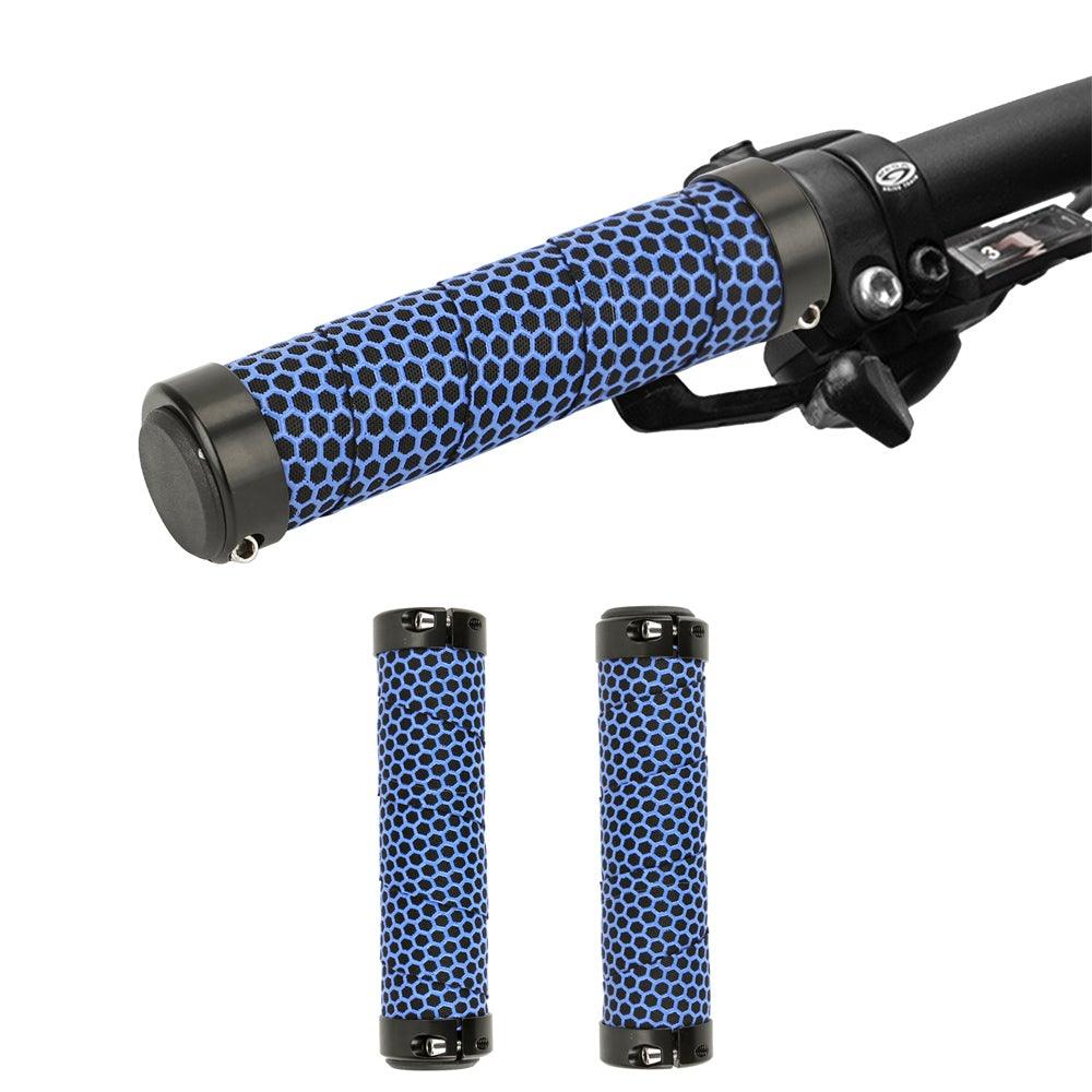 Anti-Skid Bicycle Handlebar Grips, Double Lock-On Comfort Grips